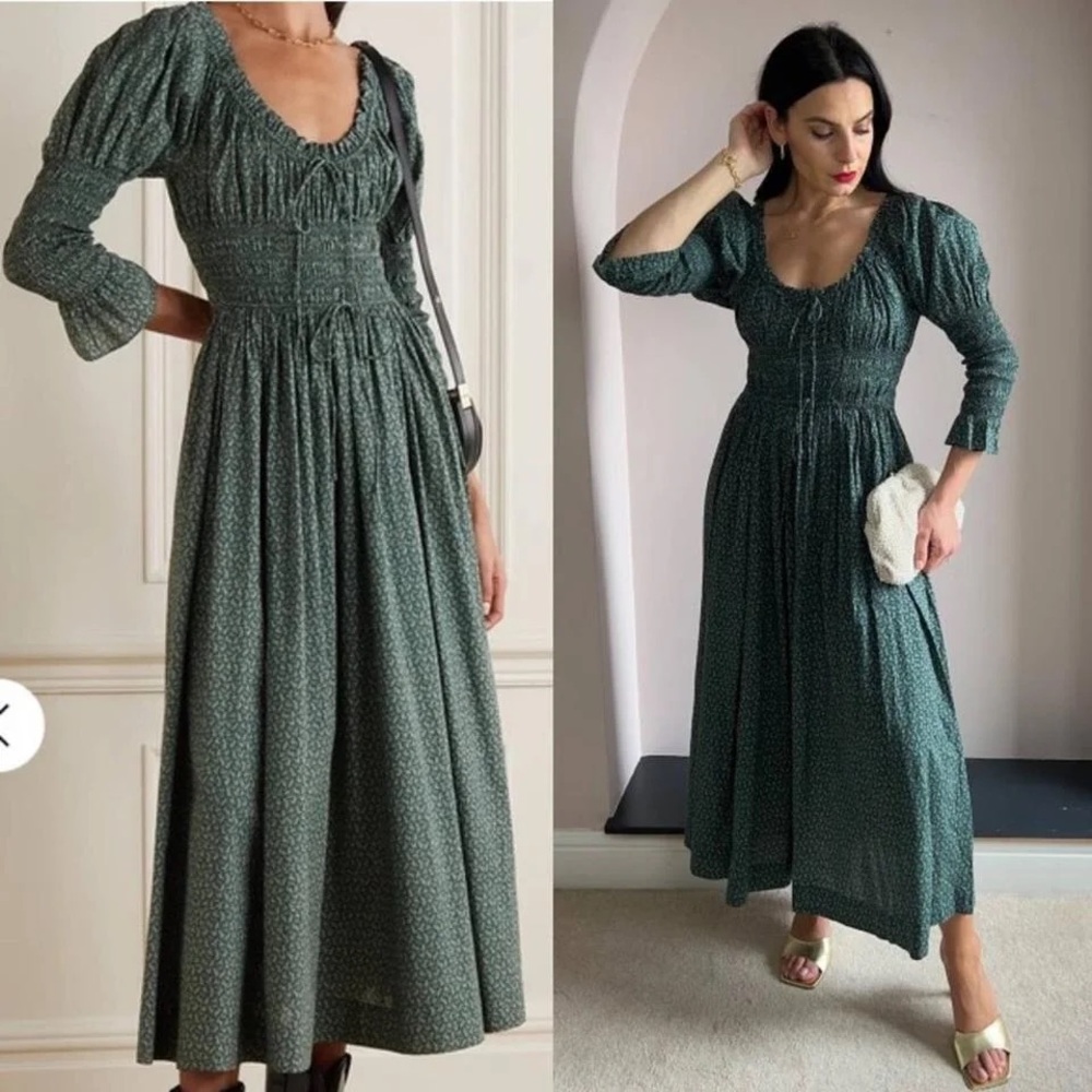 Doen Green Maxi Dress